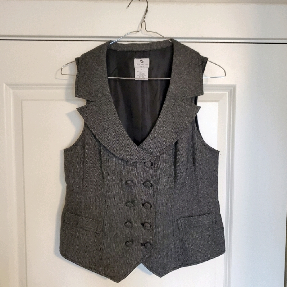 Ladies' Tweed Double-Breasted Vest